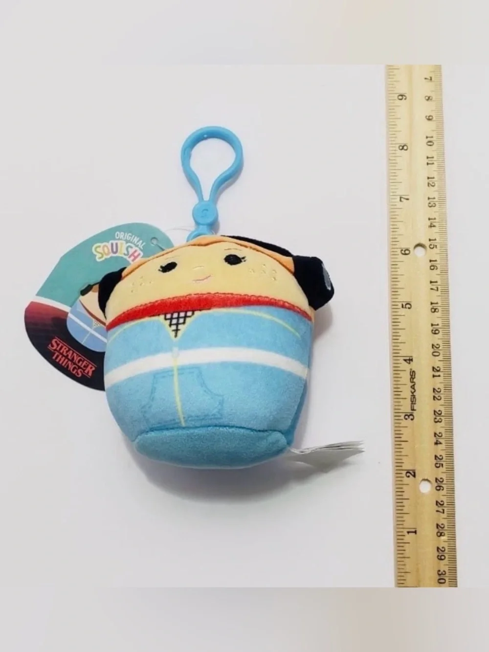 🆕 Squishmallows Stranger Things Max Plush With Backpack Bag Keychain Clip 3.75”